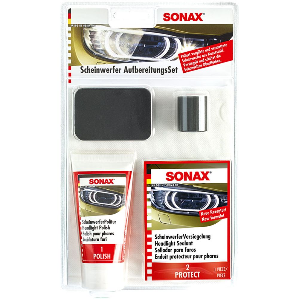 SONAX Set za Poliranje Farova slika 1
