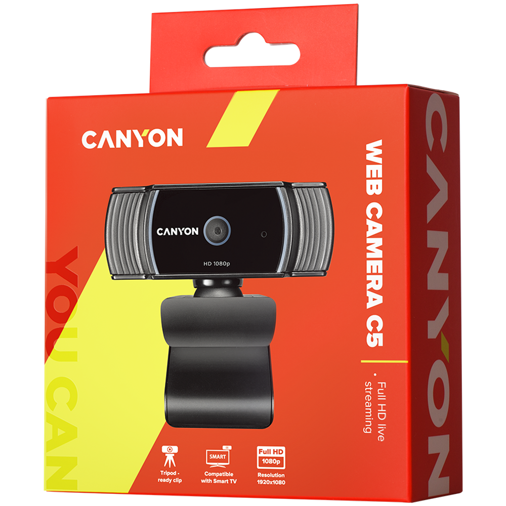 CANYON C5 1080P Full HD Auto Fokus Web Kamera slika 3
