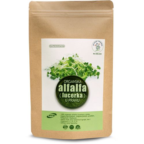 DTC Alfalfa (lucerka) u prahu, organska 200g slika 1