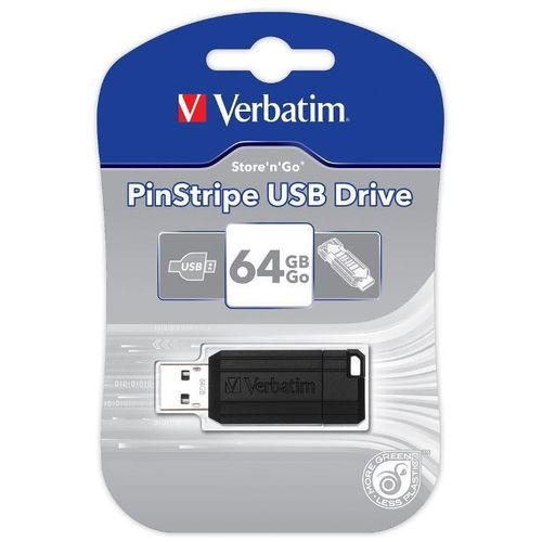 Verbatim PinStripe USB 64GB Blac (49065) slika 2
