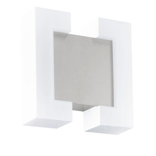 Eglo Sitia spoljna zidna lampa/2, led, 2x4,8w, nikl mat/bela  slika 1