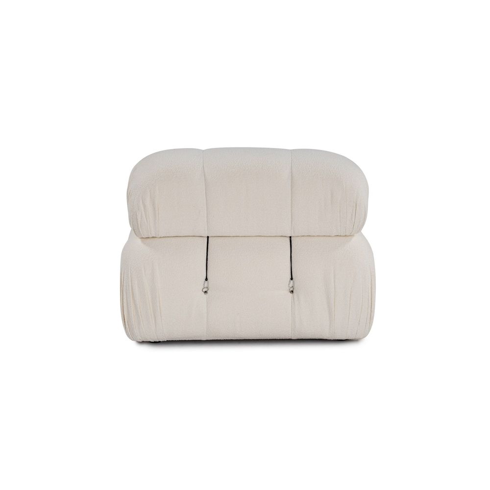 Bubble 1R - Bež Bijeli Sofa za Jednu Osobu slika 9