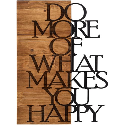 Wallity Zidna dekoracija drvena, Do More Of What Makes You Happy slika 5