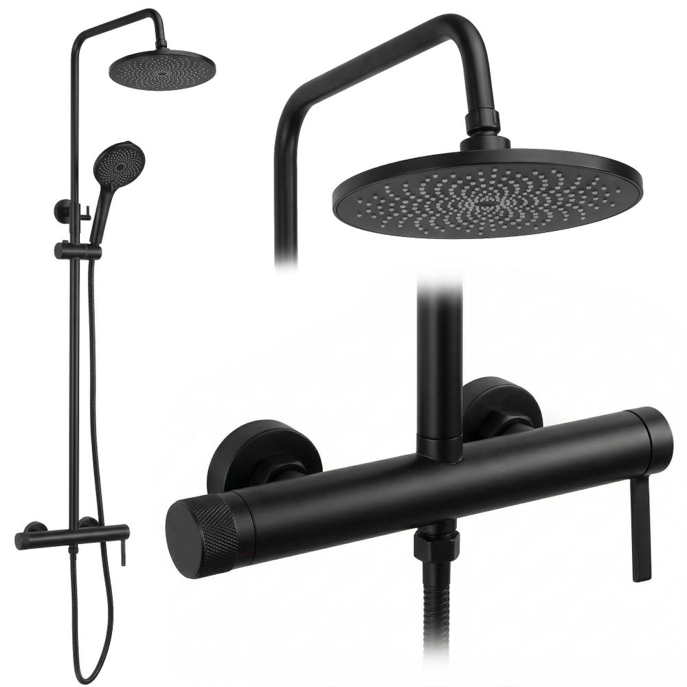 Tuš set Rea Rivo Black slika 1