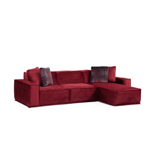 Atelier Del Sofa Kutna garnitura LEGO, tamno crvena, Lego Corner 9 ( L1-O1-Chl) slika 7