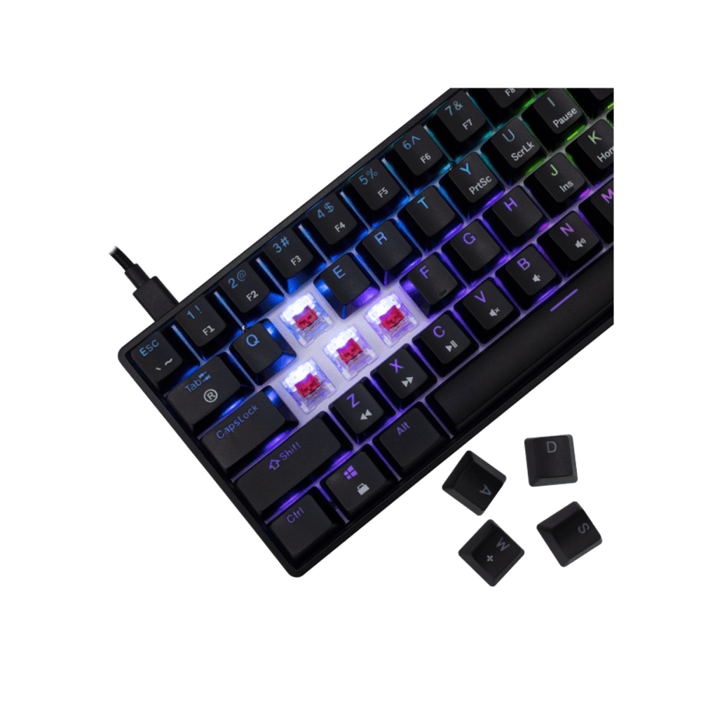 WHITE SHARK Tastatura GK-004112 SHINOBI-2 / HR, crveni prekidači slika 3
