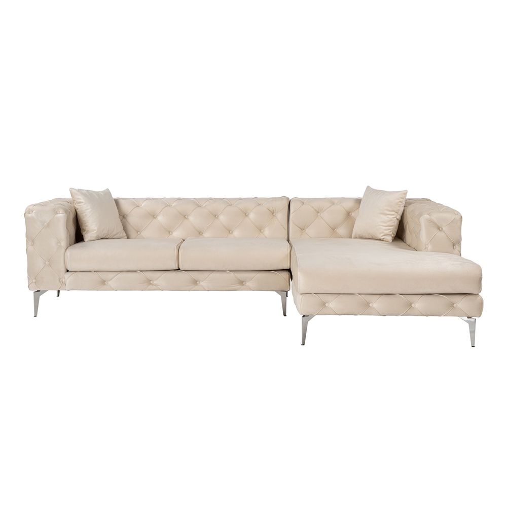 Como Eco Right - Bež Ugaona Sofa slika 2