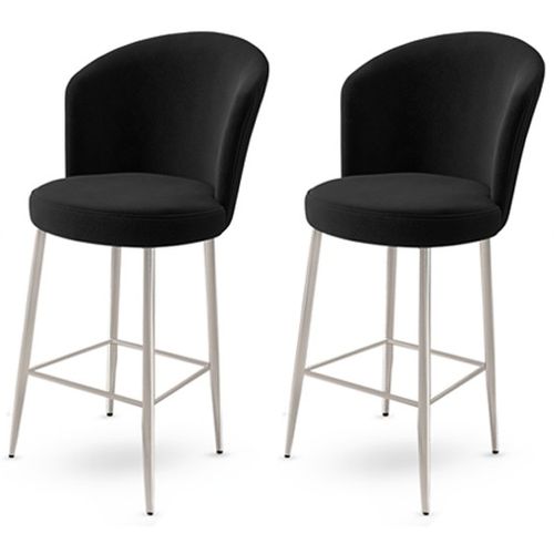 Alte - Black, Chrome Black
Chrome Bar Stool Set (2 Pieces) slika 1