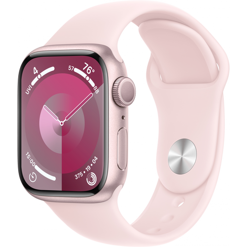 Apple Watch S9 GPS 41mm Pink Alu Case w Light Pink Sport Band - M/L slika 7