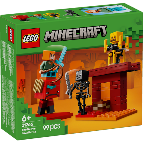 LEGO® MINECRAFT® 21266 Bitka uz lavu Nethera slika 1