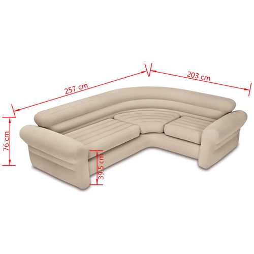 Intex Kutna Sofa / Kauč na Napuhavanje 257x203x76 cm 68575NP slika 4