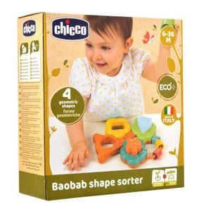 Chicco ECO+ Didaktička igračka Baobab Shape Sorter - Drvo sa oblicima