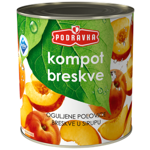 Podravka kompot breskva sladak limenka 820 g