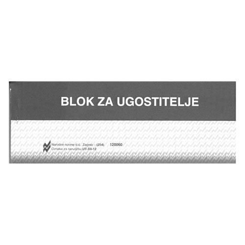 XII-12 KONOBARSKI BLOK; Blok 100 listova, 14,5 x 5,5 cm slika 2