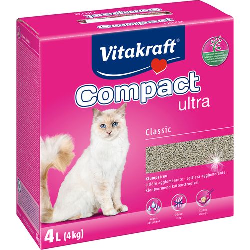Vitakraft Compact ultra, posip za mačke, 4 kg slika 1