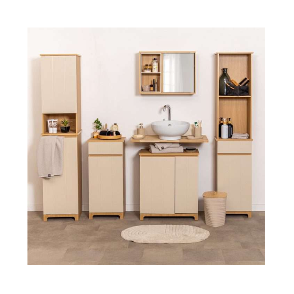 Tendance kupaonski ormarić 1 vrata + 1 ladica Rivoli 83x38x30 cm, MDF slika 3