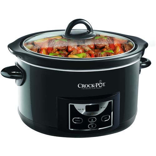 Crock Pot aparat za sporo kuhanje crni digitalni 4,7 l slika 1