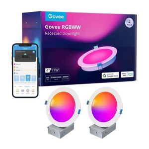 Govee ugradbeni LED panel RGBWW, Wi-Fi, Bluetooth, 2 kom