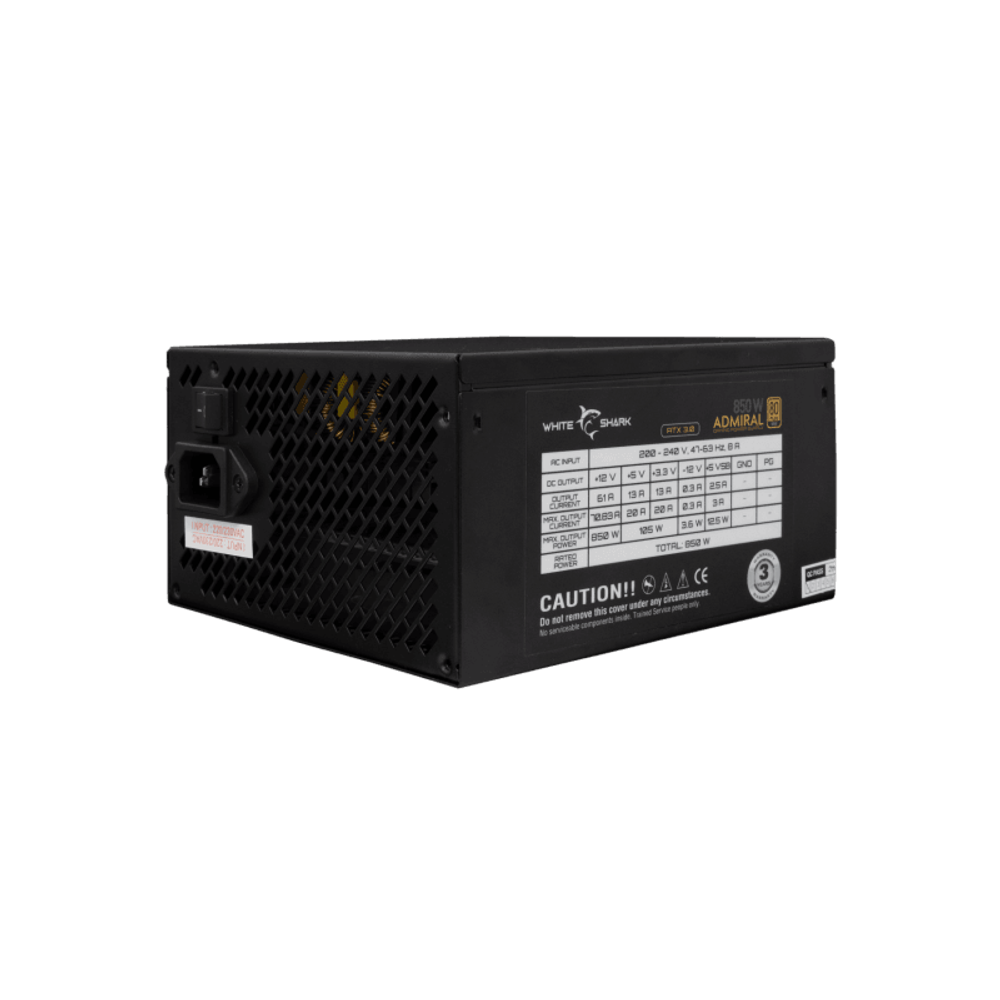 WHITE SHARK Napajanje GPSU-850W ADMIRAL 850W 80+ GOLD Full Modular slika 1