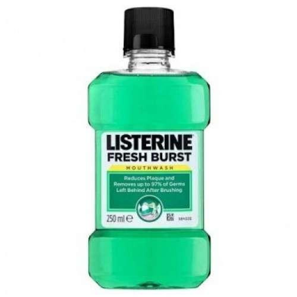 LISTERINE FRESHBURST 250ML - Antibakterijska vodica za ispiranje usta slika 1