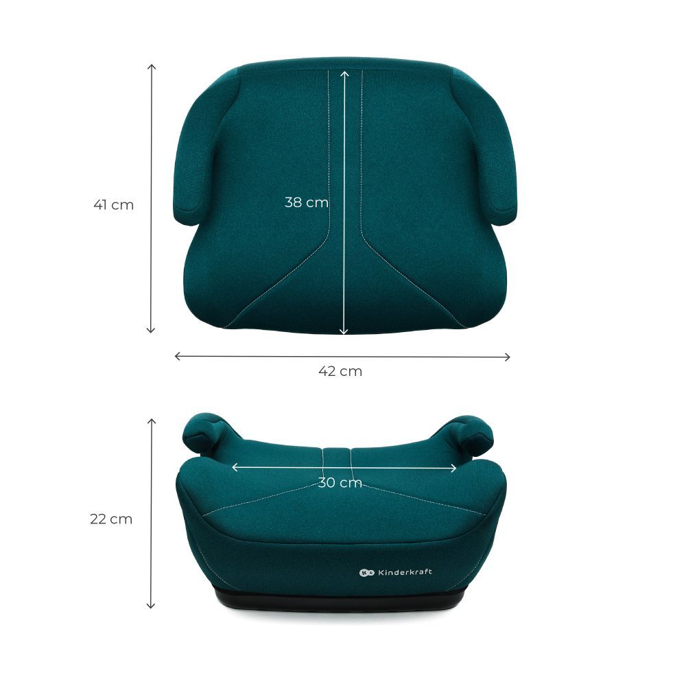 Kinderkraft booster autosjedalica I-BOOST 2 i-Size (125-150 cm), zelena slika 7