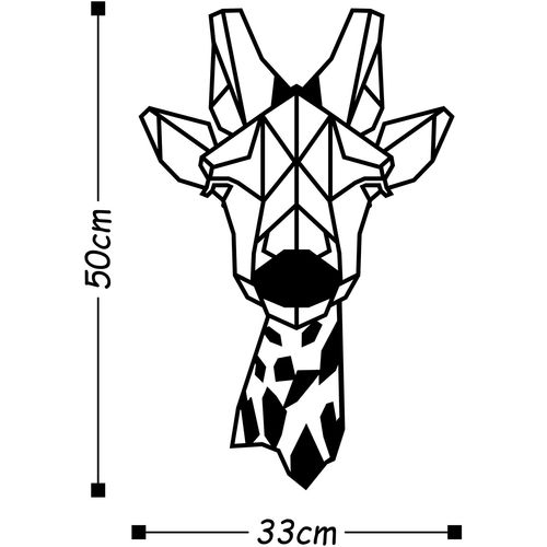 Wallity Metalna zidna dekoracija, Giraffe slika 3