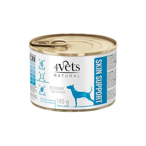 4Vets Natural Dog Veterinarska Dijeta Skin Suport 185g slika 1