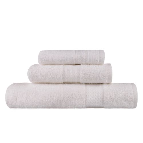 L'essential Maison Rainbow - White White Towel Set (3 Pieces) slika 2