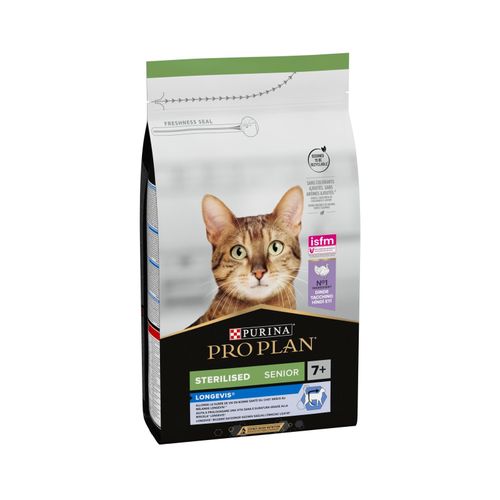 PRO PLAN Sterilised, SENIOR 7+, Longevis, bogato puretinom, 1,5 kg slika 1