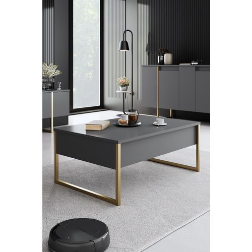 Luxe - Anthracite, Gold Walnut
Gold Living Room Furniture Set slika 4