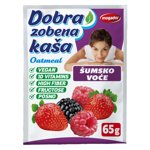 Dobra zobena kaša 65g šumsko voće          slika 1