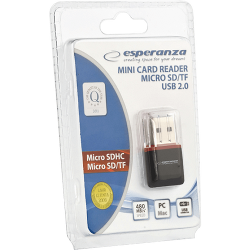 Esperanza Čitač kartica, USB, micro SD - EA134K slika 2