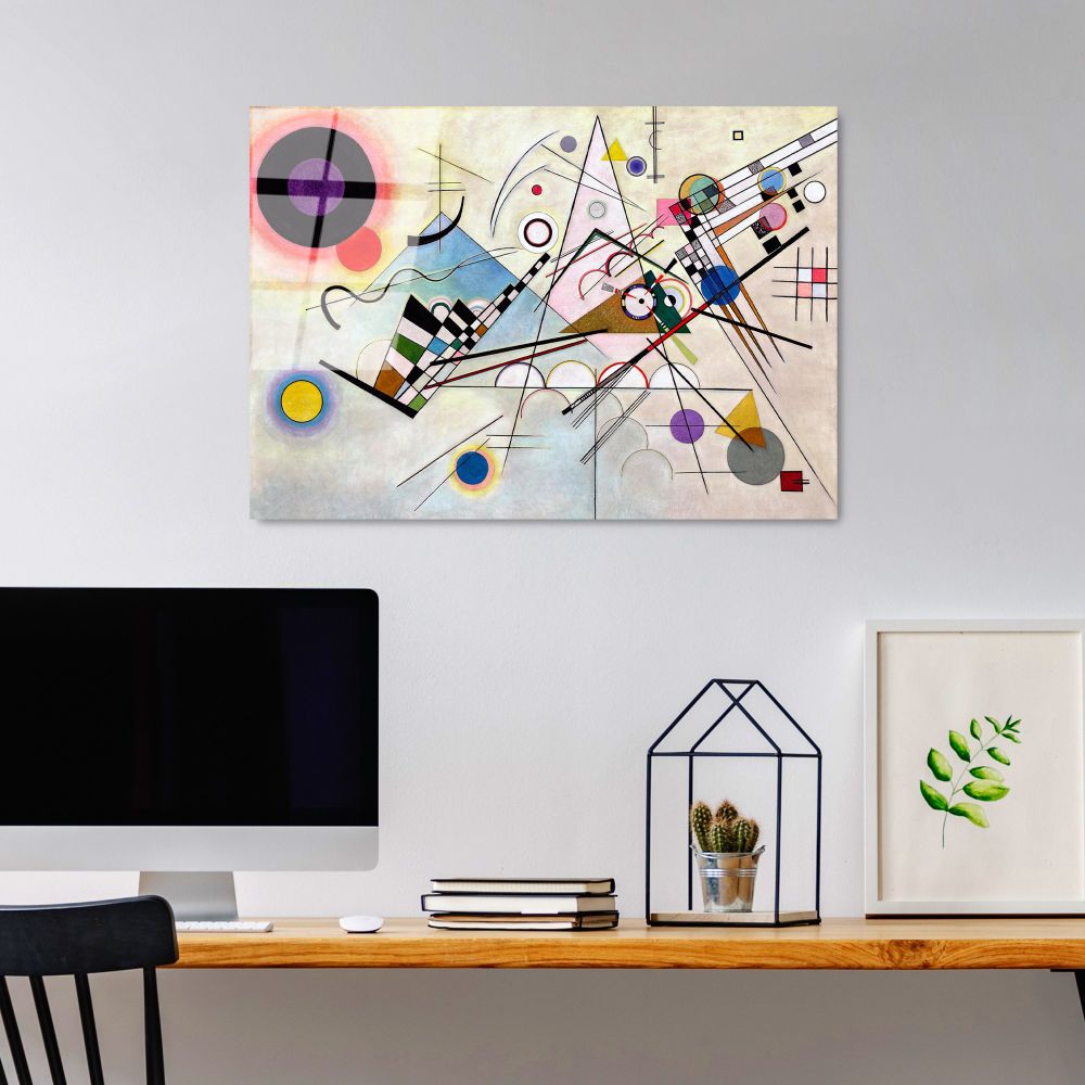 UV-415 Dekorativna Slika na Kaljenom Staklu 50 x 70 cm, Višebojna slika 1