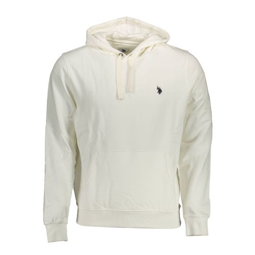 US POLO SWEATSHIRT WITHOUT ZIP WHITE MAN slika 1