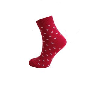 SOCKS BMD Ženska sokna My Pleasure art. 043 vel. 35-38 crvena bela srca