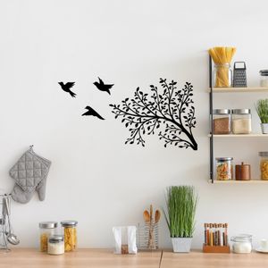 Wallity Metalna zidna dekoracija, Birds From The Branch - 496