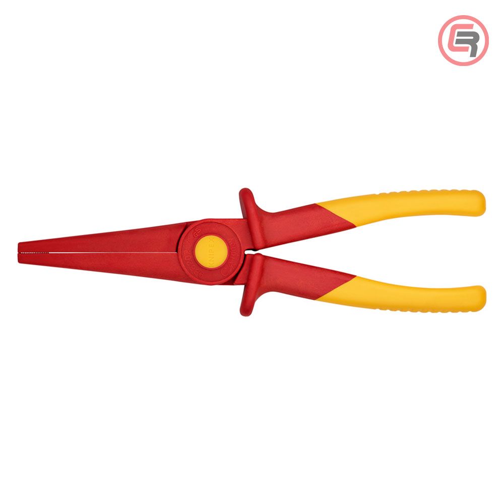 Knipex Kliješta Poluokrugla Špicasta Ravna 220 mm / 1000V Plastična  – 98 62 02 slika 3
