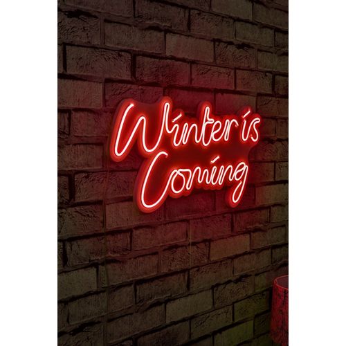 Wallity Ukrasna plastična LED rasvjeta, Winter is Coming - Red slika 11