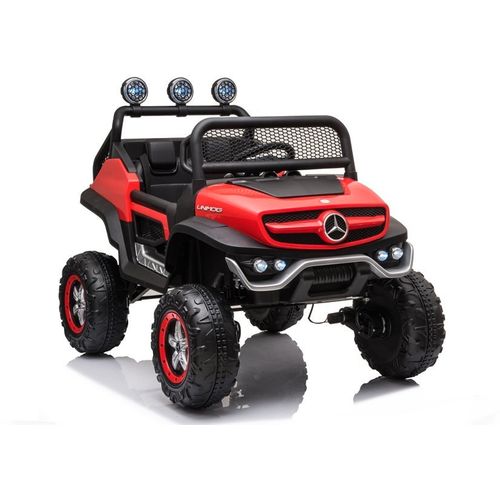 Licencirani Mercedes Unimog S crveni - auto na akumulator slika 1