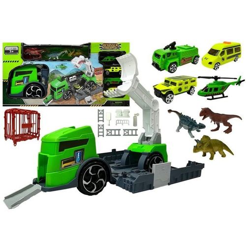 Kamion s transporterom dinosaura slika 1