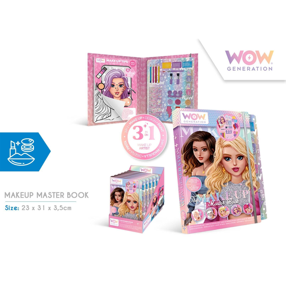 Wow Generation 00058 Set za djevojčice The Make Up Master Book slika 3