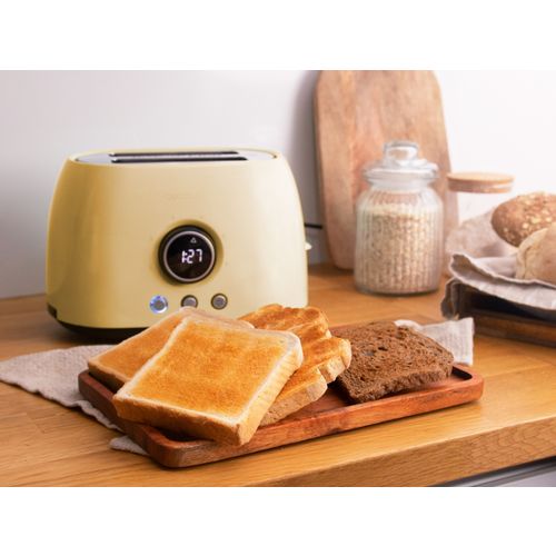 Cecotec toster, 800W, vertikalni, dupli, digitalni, žuti, ClassicToast 8000 slika 6