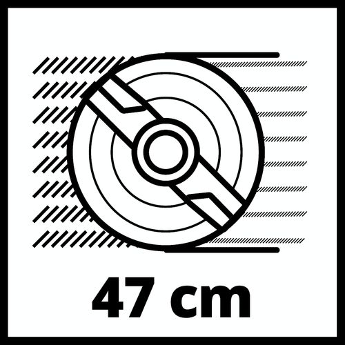 Einhell Akumulatorska samohodna kosačica za travu Set GE-CM 36/47 S HW Li (4x4,0 Ah) slika 14