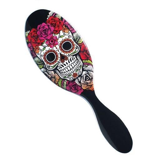 Wet Brush Sugar Skull Red Rose Četka za kosu slika 2