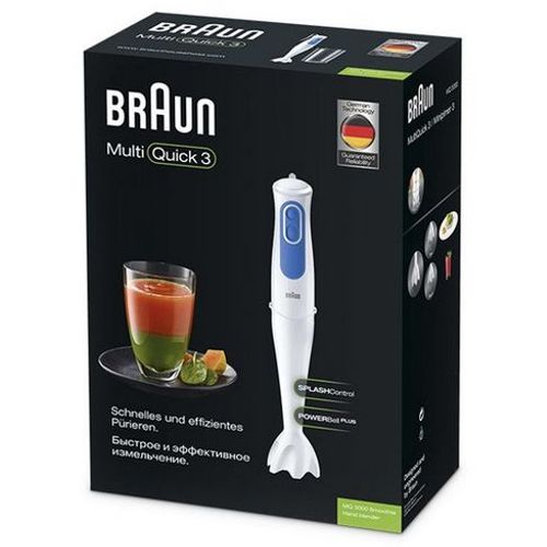 Štapni mikser Braun MQ3000WH 0,6 L INOX 13500 RPM 700W Bijela Plava slika 2