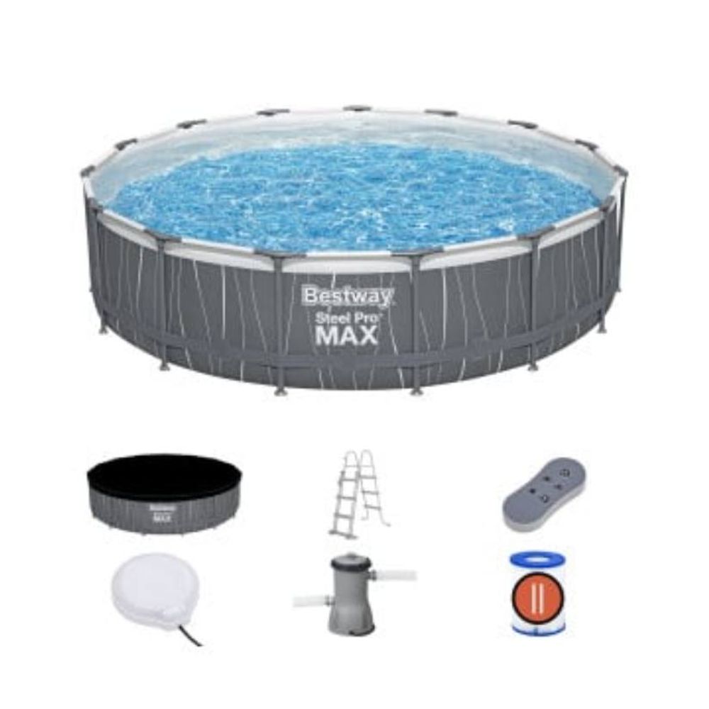 Bestway montažni bazen 457x107 cm slika 1