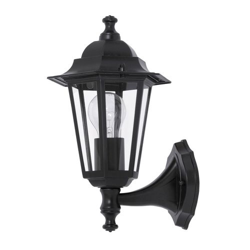 Spoljna zidna lampa Velence E27 60w crna IP43 (8204) slika 1