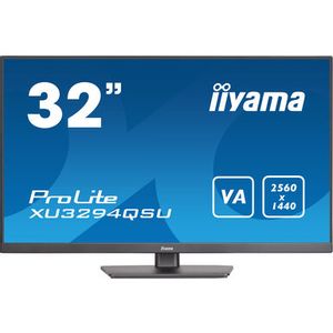 Monitor IIYAMA 32" XU3294QSU-B1, WQHD, VA, 2560 x 1440, 75Hz, HDMI, DP, USB
