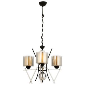 Luster Av-4301-3K Chrome sa Staklenim Kapama