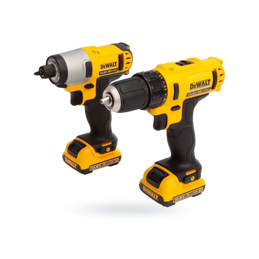 DeWalt Set Aku Udarni Odvijač + Bušlica – Odvijač Li-ion 10,8V 2×2,0Ah DCK211D2T slika 2